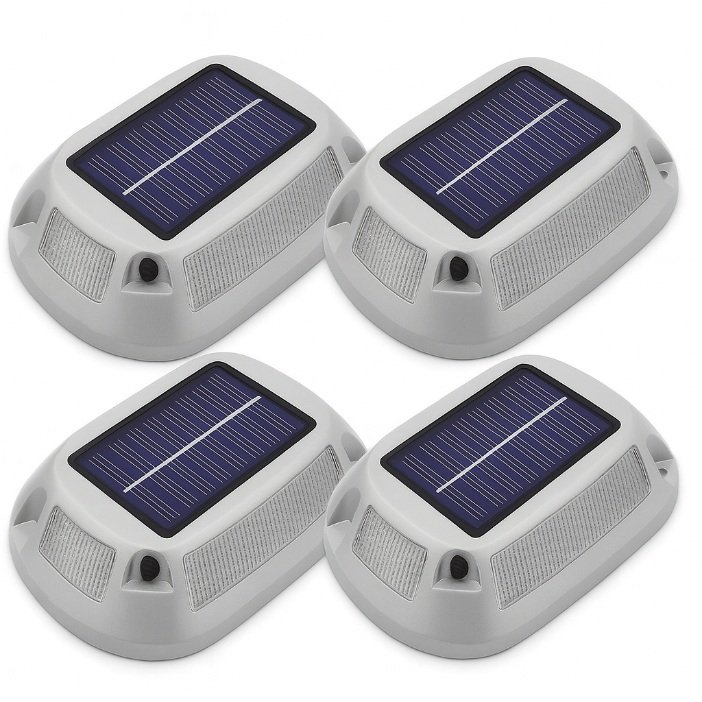 Solar Powered Driveway Lights - 9 Colours in 1 RGB