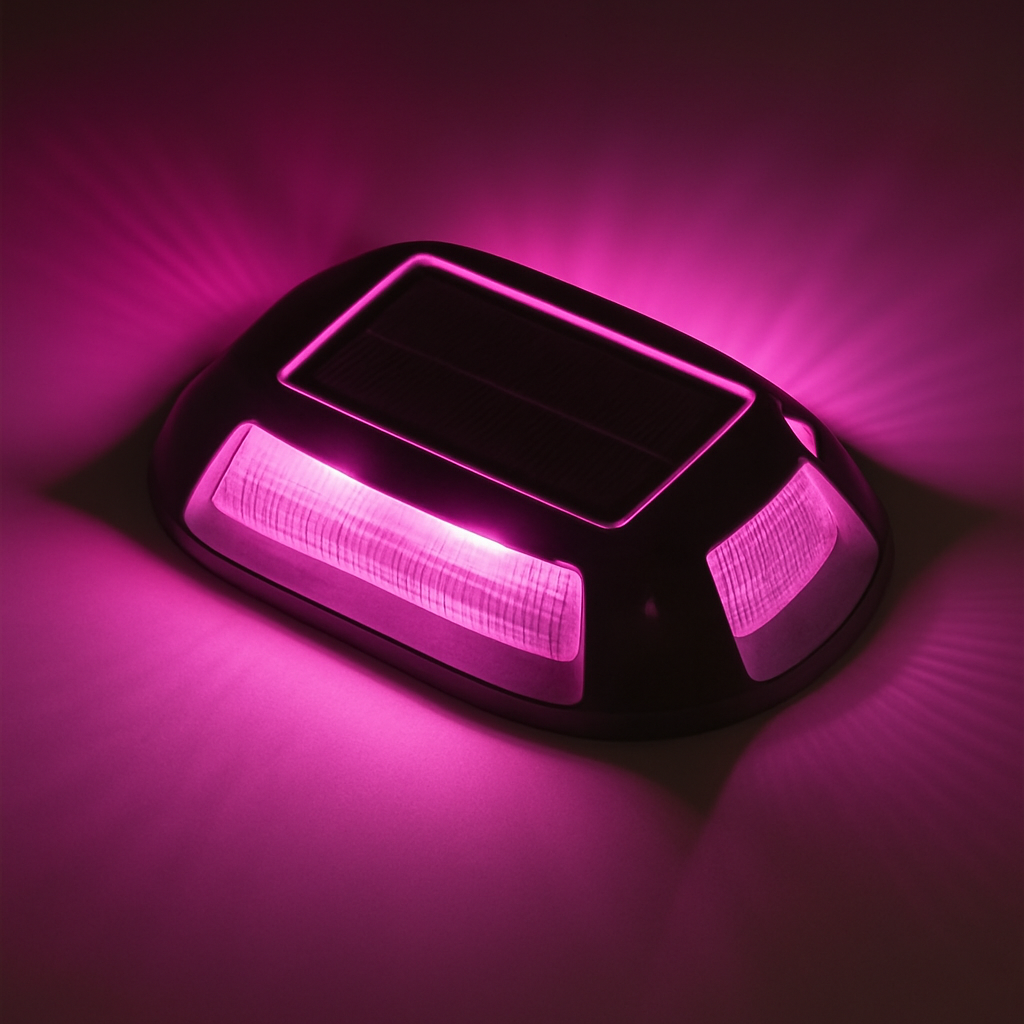 Solar Powered Driveway Lights - 9 Colours in 1 RGB